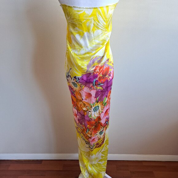 NEW Lise Charmel Floral Yellow Pareo 54
